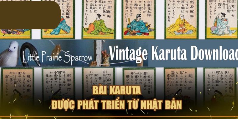 Bài Karuta được phát triển từ Nhật Bản