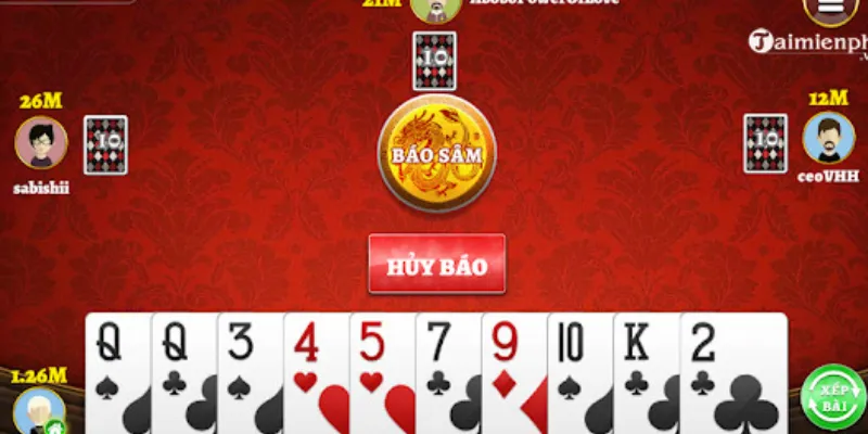 Luật chơi sâm lốc đơn giản và dễ hiểu